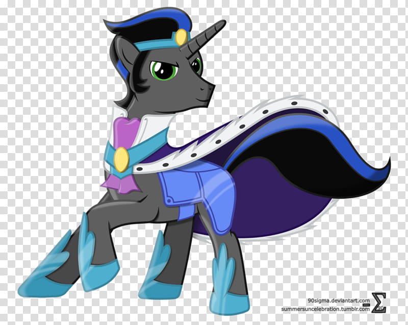 Good King Sombra, blue and white My Little Pony character illustration transparent background PNG clipart