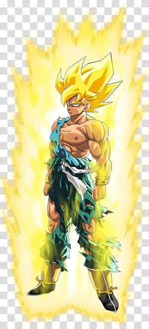 Goku SSJ (Namek), SSJ Ending of Z Palette transparent background PNG  clipart