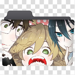Anime Custom Folder Icons Title Summer , Amaama to Inazuma transparent background PNG clipart