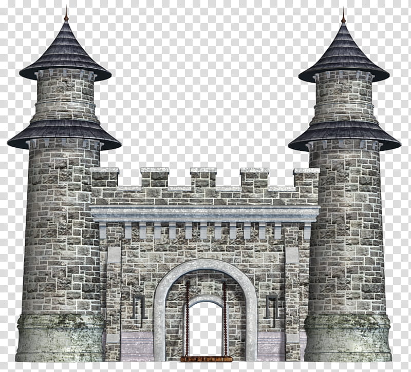 Fantasy Castles  , grey brick castle transparent background PNG clipart