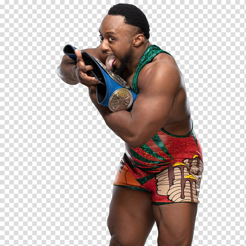 Big E Smackdown Tag Team Champion transparent background PNG clipart