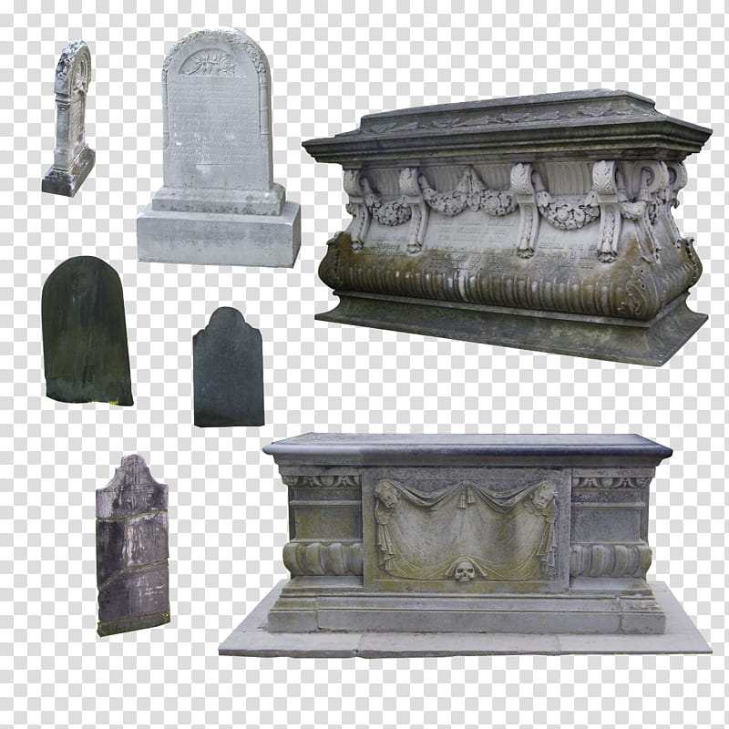 UNRESTRICTED Graves Files, gray concrete tombstone transparent background PNG clipart