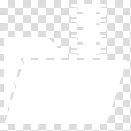White Flat Taskbar Icons, FolderSizes, white folder icon transparent background PNG clipart
