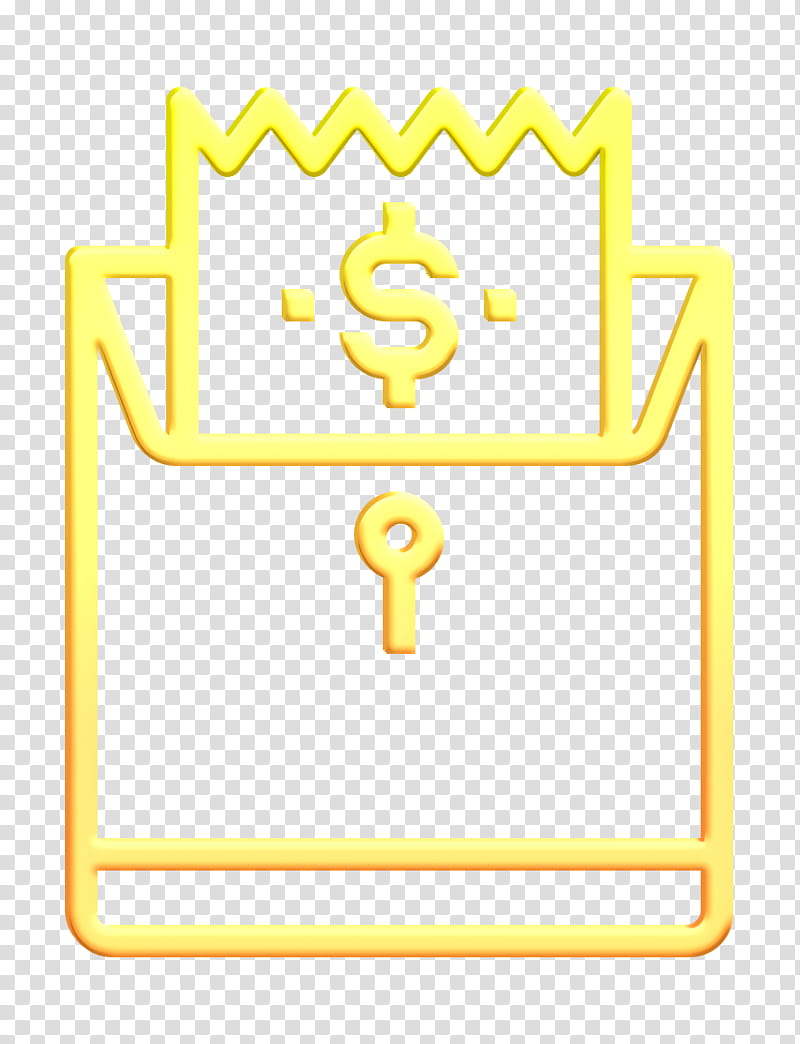 Business and finance icon Bill And Payment icon Bill icon, Yellow, Symbol transparent background PNG clipart
