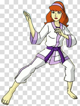 Daphne costume karate transparent background PNG clipart