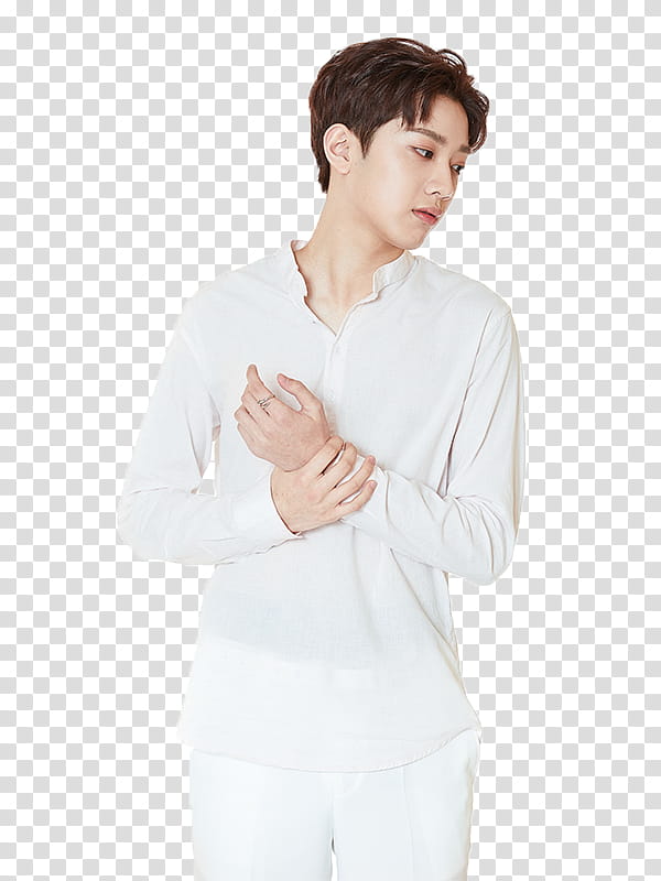 WANNA ONE S , man holding left wrist transparent background PNG clipart