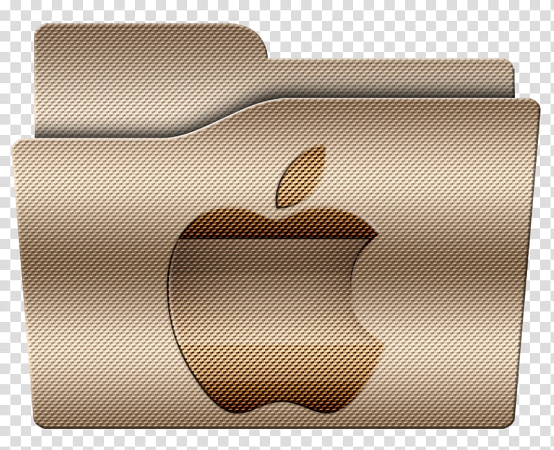Khaki fiber folder, Apple file icon transparent background PNG clipart