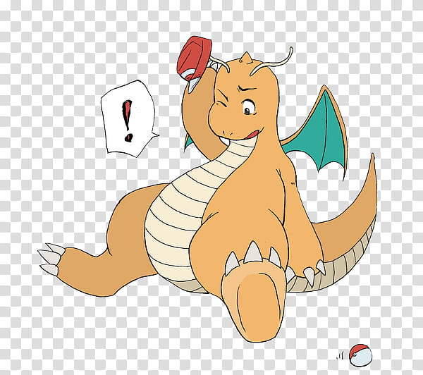 Ash into Dragonite  transparent background PNG clipart