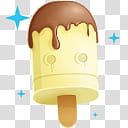 Mega, popsicle with chocolates art transparent background PNG clipart