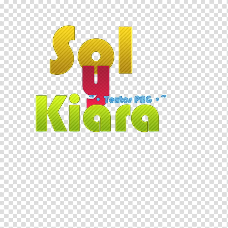 Texto Sol y kiara transparent background PNG clipart