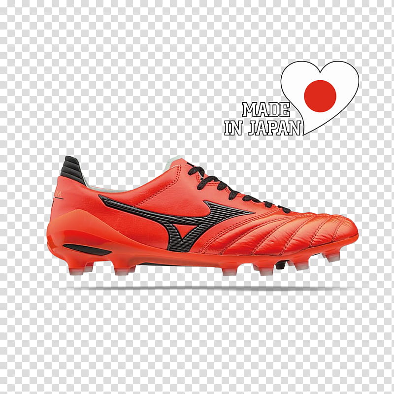 Red Cross, Shoe, Football Boot, Mizuno Morelia Neo Ii Made In Japan Md, Mizuno Morelia Neo Ii Md, Cleat, Footwear, Orange transparent background PNG clipart