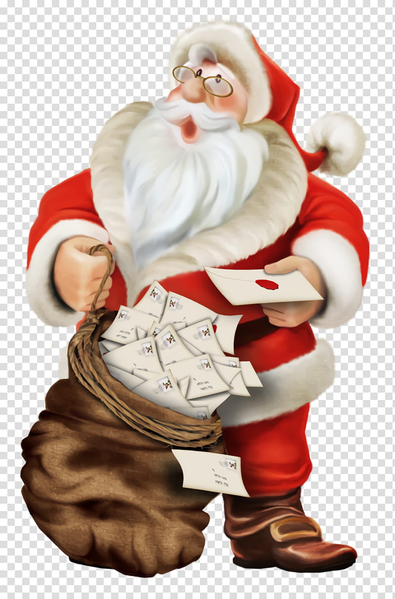 Christmas Santa Santa Claus Saint Nicholas, Kris Kringle, Father Christmas, Figurine, Statue, Christmas , Garden Gnome transparent background PNG clipart