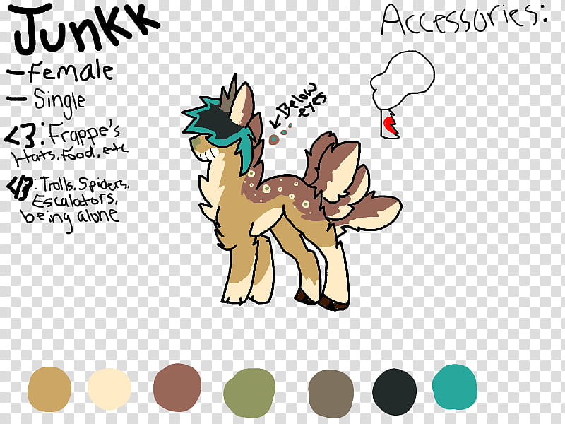 .:NEW FURSONA REF:. JUNKK transparent background PNG clipart