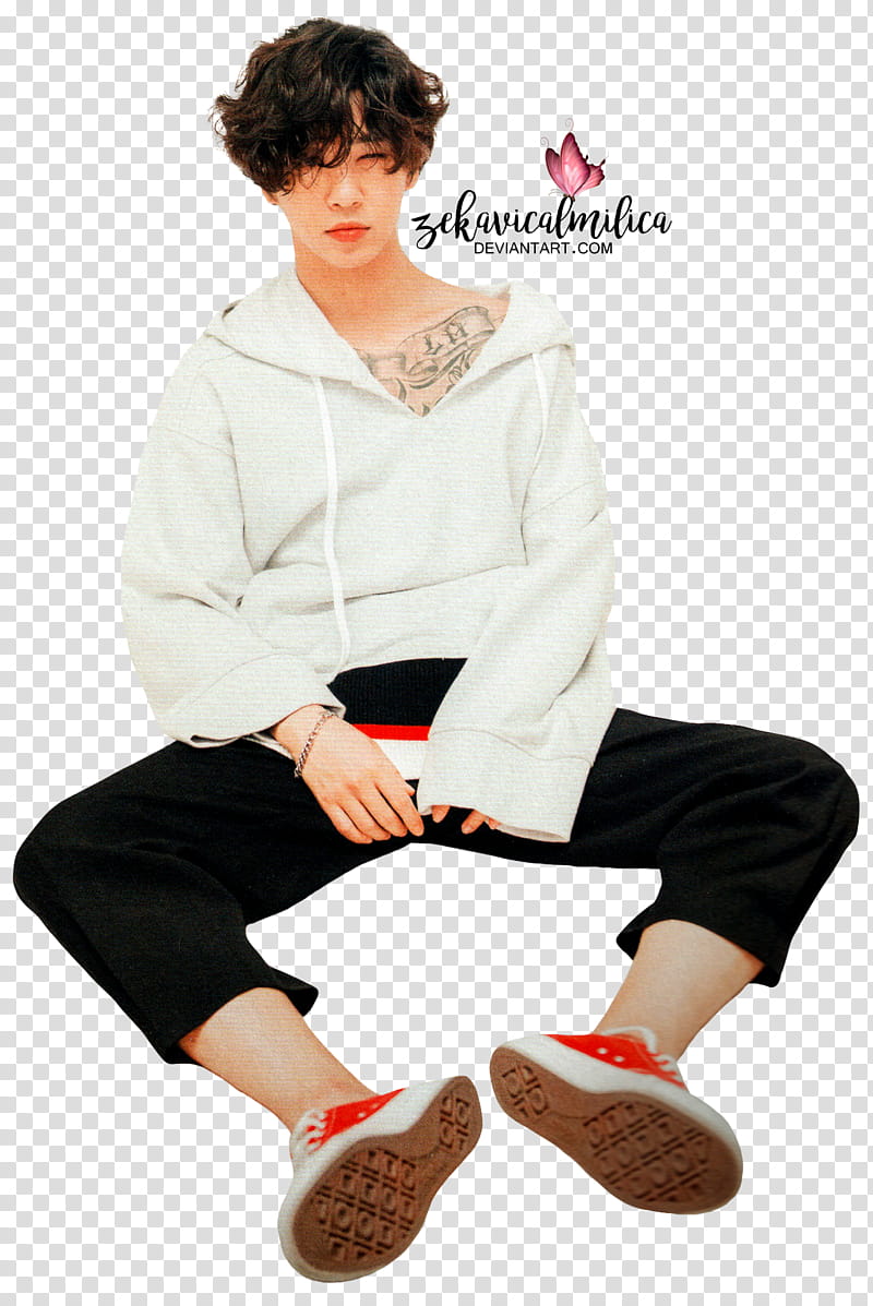 B A P Yongguk Come On Baby, man in white pullover hoodie transparent background PNG clipart