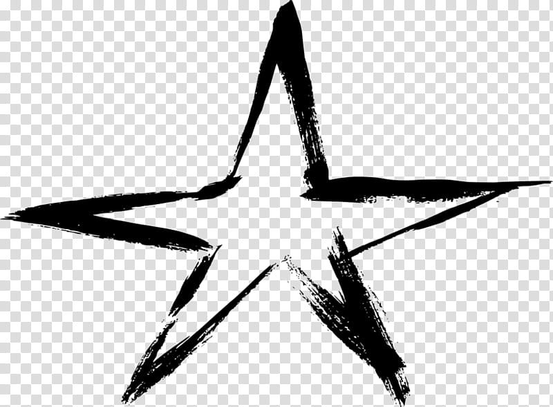 White Star, Logo, Grunge, Line, Blackandwhite, Symmetry transparent background PNG clipart