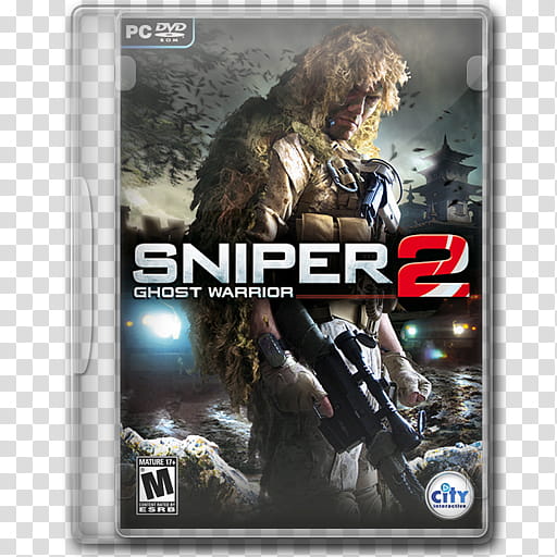Game Icons , Sniper-Ghost-Warrior-, PC DVD Sniper  Ghost Warrior transparent background PNG clipart