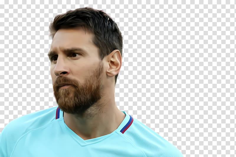 Messi, Lionel Messi, Fifa, Football, Beard, Tshirt, Hair, Face transparent background PNG clipart