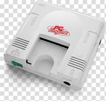 Classic Consoles, white PC Engine device transparent background PNG clipart