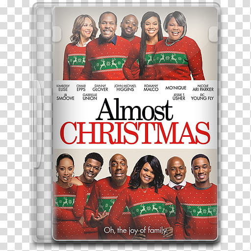 Movie Icon Mega , Almost Christmas, Almost Christmas DVD case transparent background PNG clipart