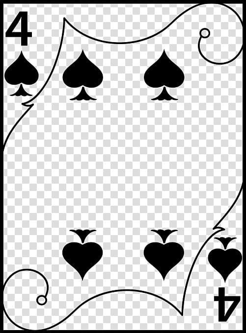  of spades playing card illustration transparent background PNG clipart