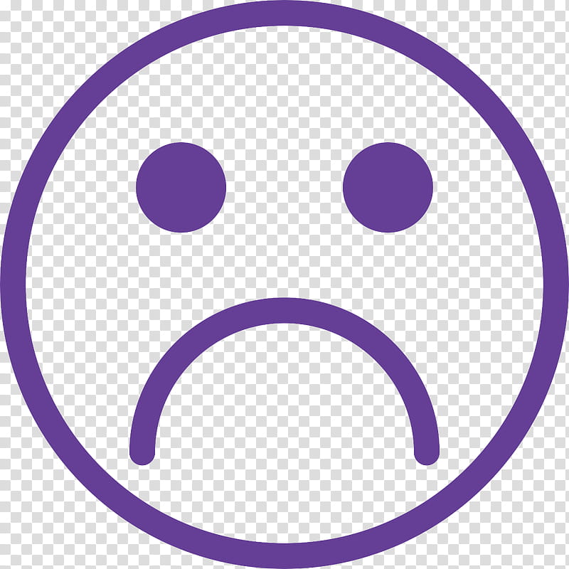 Emoticon Smile, Smiley, Sadness, Happiness, Purple, Facial Expression, Violet, Nose transparent background PNG clipart