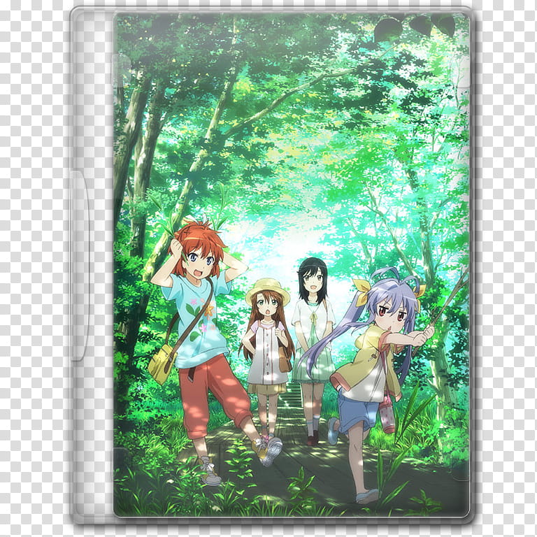 Anime  Summer Season Icon , Non Non Biyori Repeat, v, closed anime DVD case transparent background PNG clipart