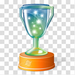 Vista RTM WOW Icon , Games, Windows trophy computer icon transparent background PNG clipart