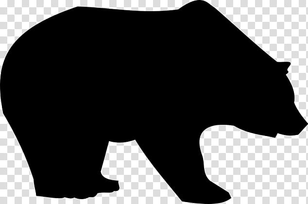 Polar Bear, American Black Bear, Silhouette, Grizzly Bear, California Grizzly Bear, Drawing, Grizzly Bears, Brown Bear transparent background PNG clipart