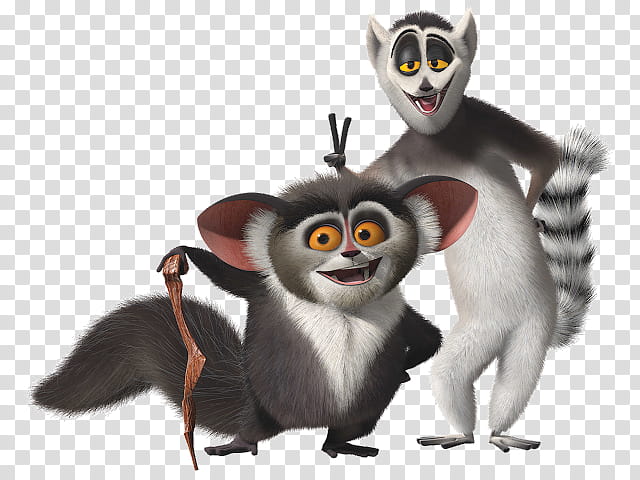 Penguin, Lemurs, Julien, Mort, Madagascar, Ringtailed Lemur, Film, Animation transparent background PNG clipart