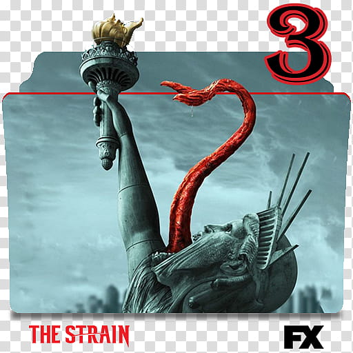 The Strain series and season folder icons, The Strain S ( transparent background PNG clipart