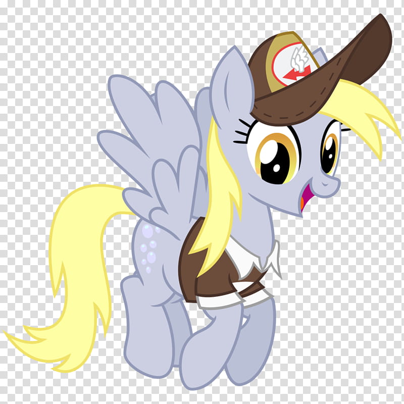 Derpy Deliveries, gray and yellow My Little Pony character transparent background PNG clipart