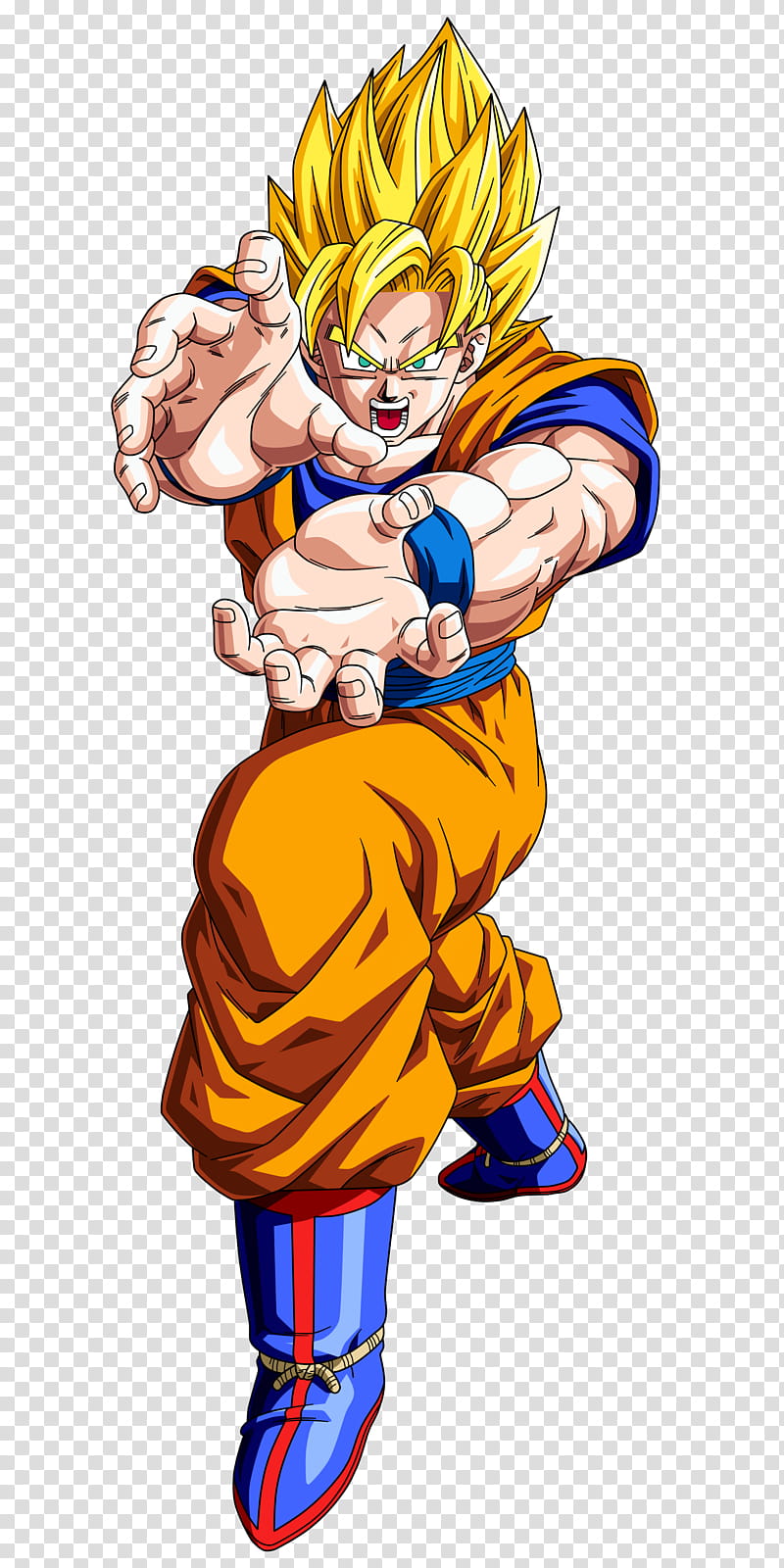 Super Goku De Dragon ball z ByAgus,  transparent background PNG clipart