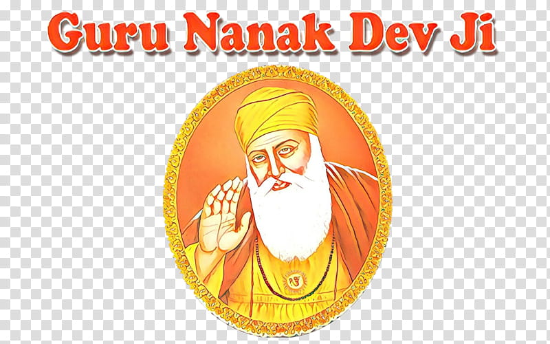 Birthday Anniversary, Guru Nanak Gurpurab, Logo, Birthday
, Wish, Orange transparent background PNG clipart