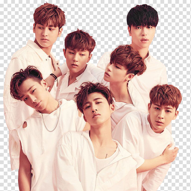 iKON, -group boy band poster transparent background PNG clipart
