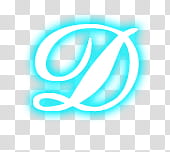 blue letter D graphic transparent background PNG clipart