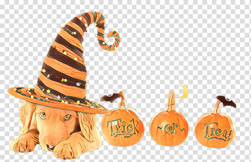 Orange, Headgear, Hat, Calabaza, Pumpkin, Animal Figure, Witch Hat transparent background PNG clipart