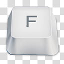 Keyboard Buttons, F keyboard button transparent background PNG clipart