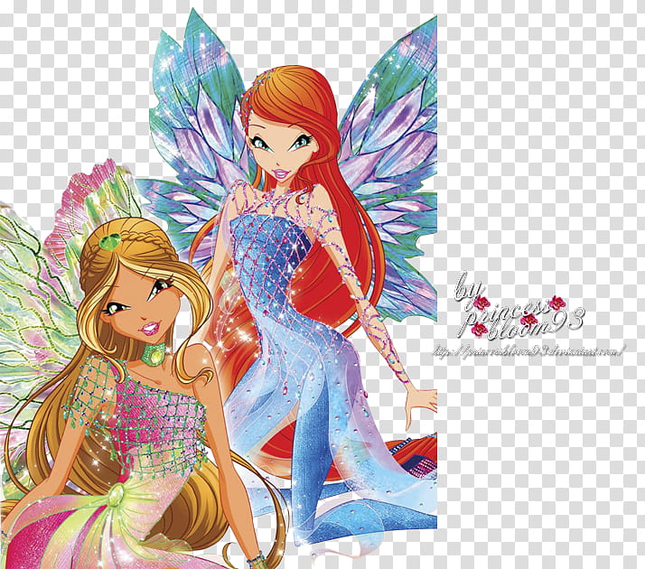 World of Winx Bloom and Flora Onyrix transparent background PNG clipart