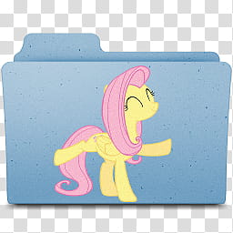 All icons in mac and ico PC formats, Folder, UserFluttershy, pink My Little Pony illustration transparent background PNG clipart