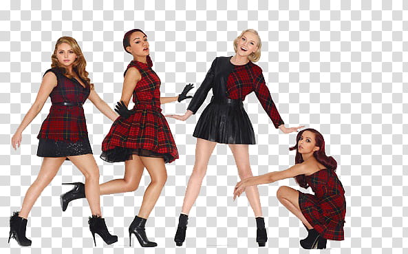 Little mix, four women transparent background PNG clipart