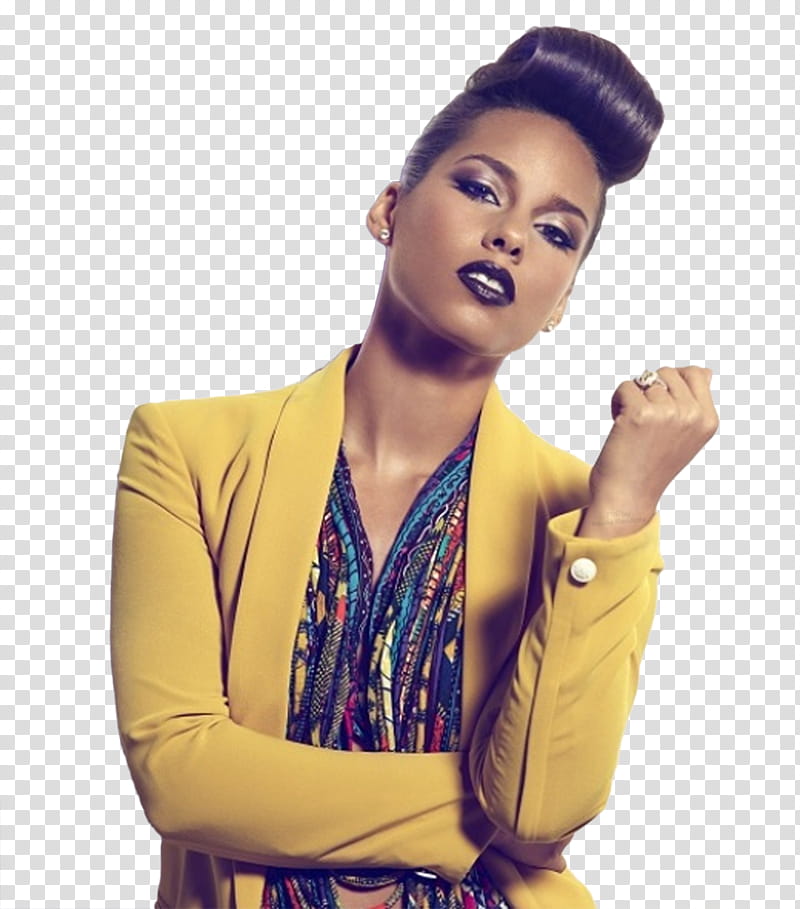 ALICIA KEYS transparent background PNG clipart