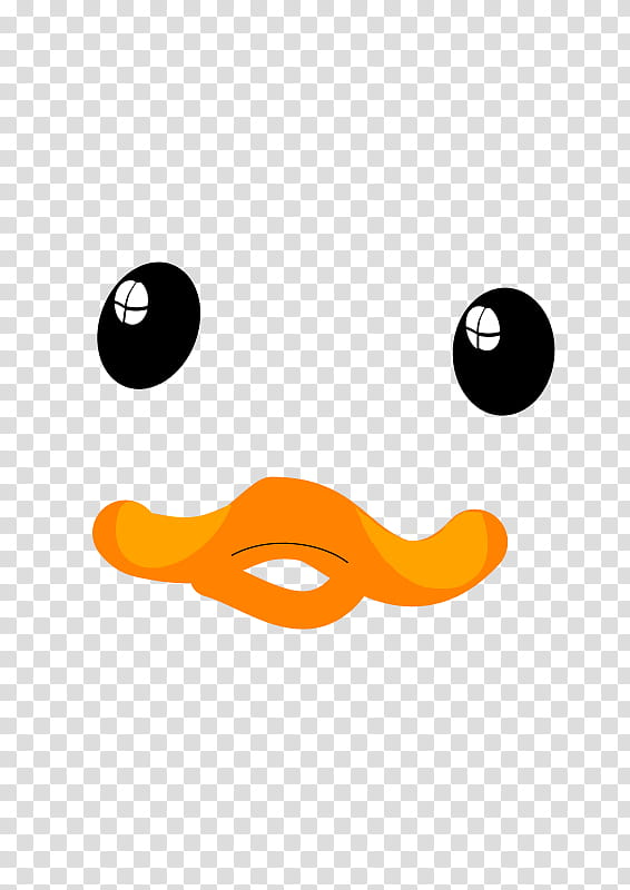 Duck, Duck Face, Orange, Yellow, Text, Line, Logo, Angle transparent background PNG clipart