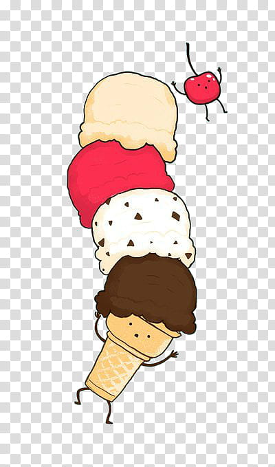 Super  , ice cream on cone illustration transparent background PNG clipart