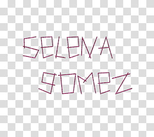 Texto Selena Gomez transparent background PNG clipart thumbnail