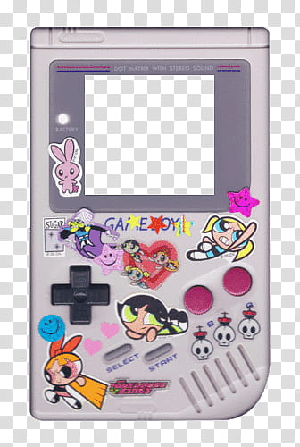 Grunge Devices s, gray Nintendo Game Boy transparent background PNG clipart