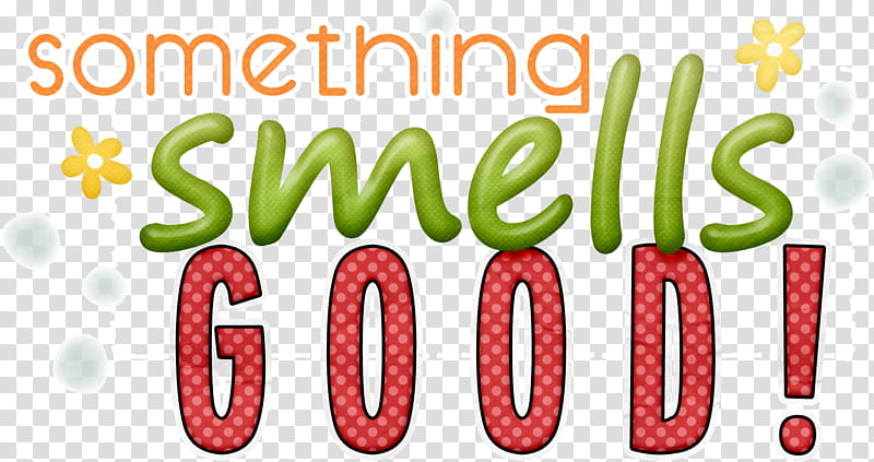 Free Download Something Smells Good Text Transparent Background PNG 