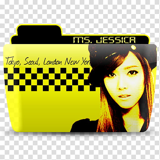 SNSD Mr Taxi Folder Icon , Jessica  transparent background PNG clipart