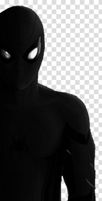 MCU Spiderman Black Suit Render  transparent background PNG clipart