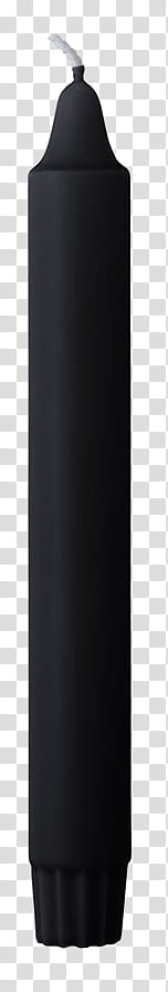 black candle stick transparent background PNG clipart