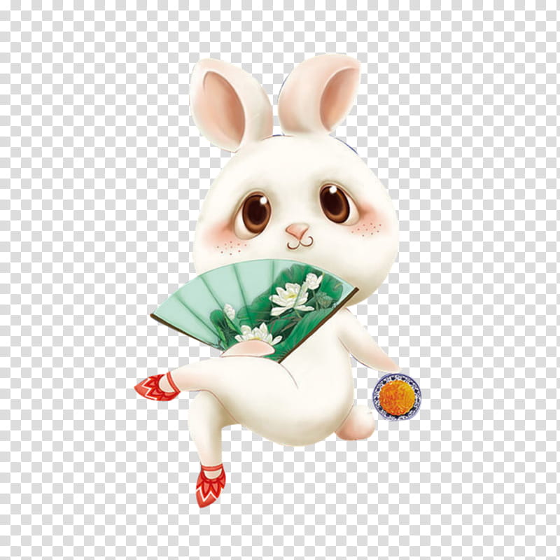 Easter Bunny, Mooncake, Moon Rabbit, Midautumn Festival, European Rabbit, Change, Rabbit Rabbit Rabbit, Tsukimi transparent background PNG clipart